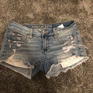 american eagle ripped shorts